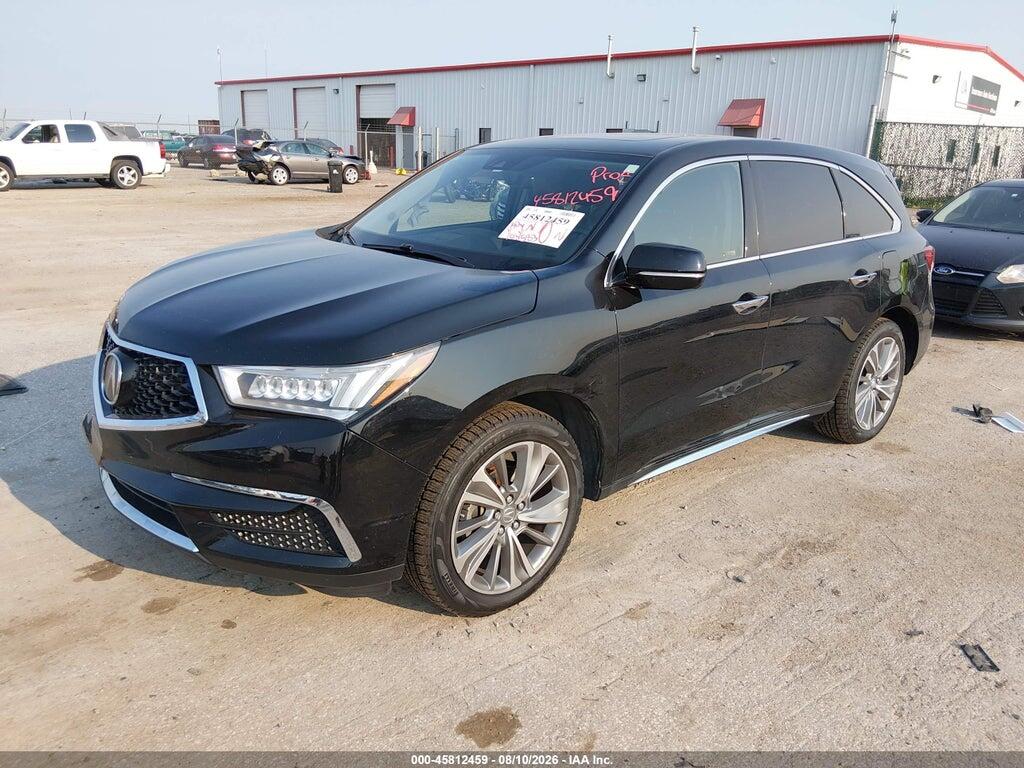 5FRYD4H56HB037502 2017 ACURA MDX photo no. 2