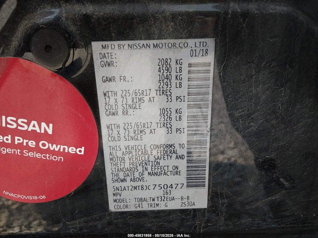 5N1AT2MT8JC750477 2018 NISSAN ROGUE photo no. 9