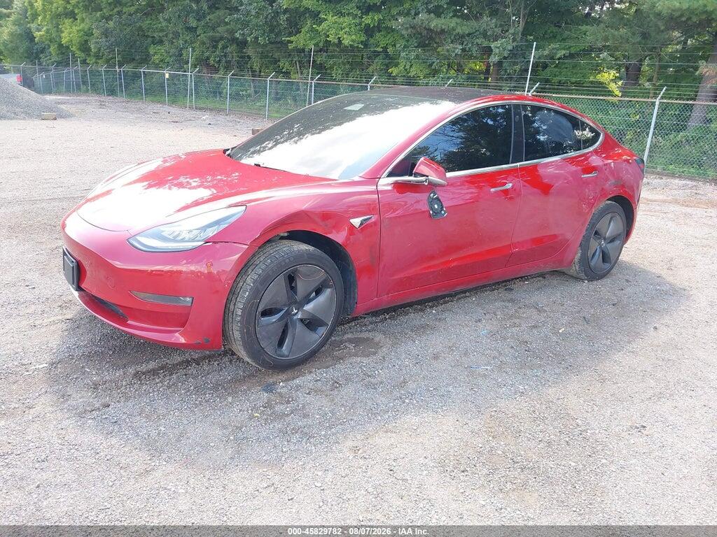 5YJ3E1EA1JF016877 2018 TESLA MODEL 3 photo no. 2