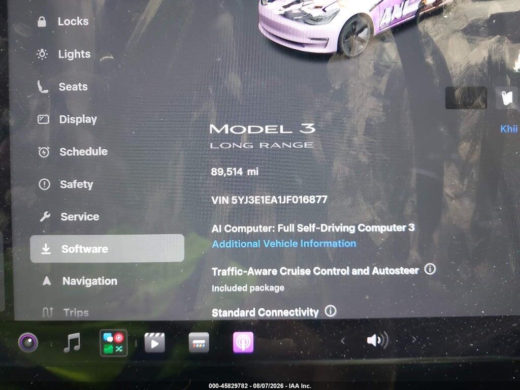 5YJ3E1EA1JF016877 2018 TESLA MODEL 3 photo no. 7