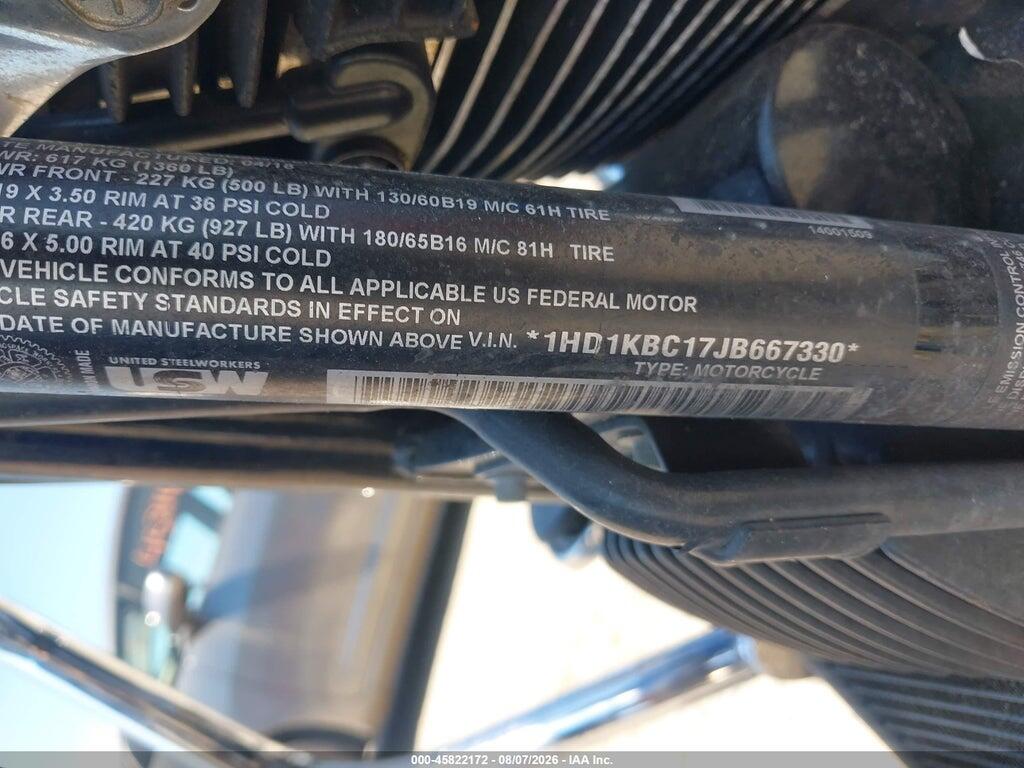 1HD1KBC17JB667330 2018 HARLEY-DAVIDSON FLHX photo no. 10