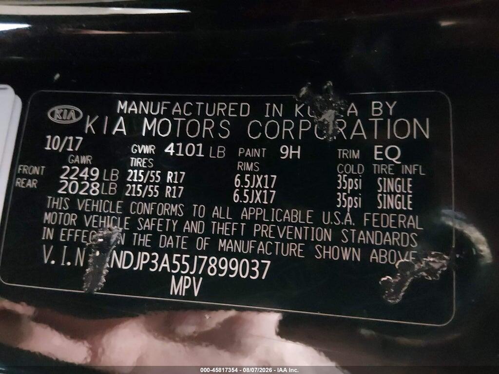 KNDJP3A55J7899037 2018 KIA SOUL photo no. 9