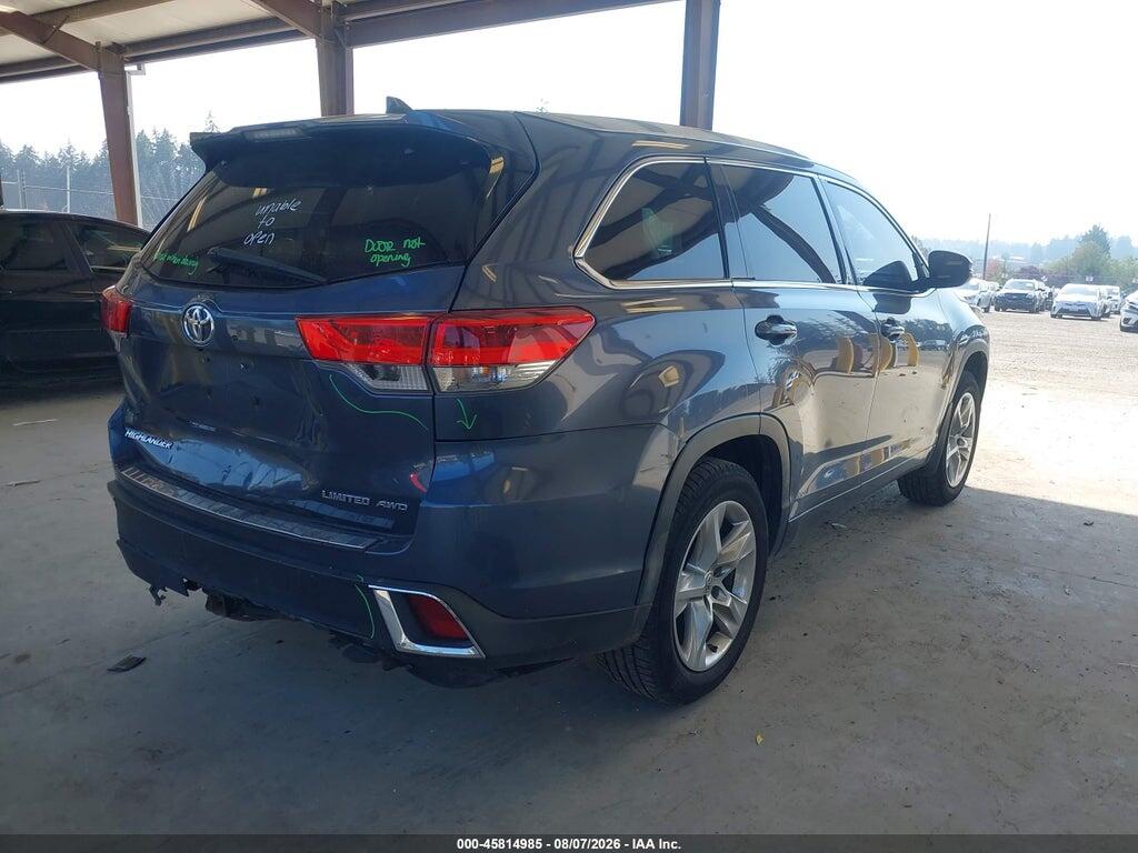 5TDDZRFHXJS499252 2018 TOYOTA HIGHLANDER photo no. 4