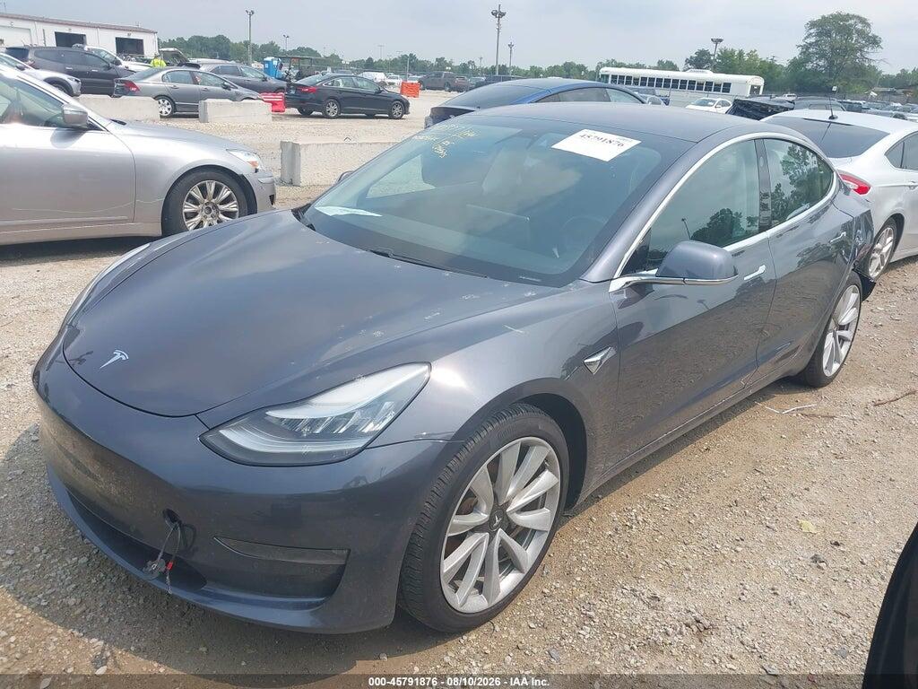 5YJ3E1EB5JF087377 2018 TESLA MODEL 3 photo no. 2