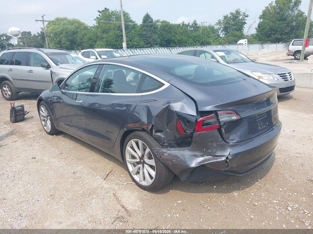 5YJ3E1EB5JF087377 2018 TESLA MODEL 3 photo no. 3