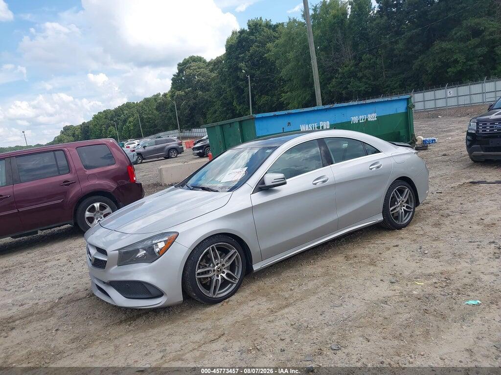 WDDSJ4EB3JN590700 2018 MERCEDES-BENZ CLA 250 photo no. 2