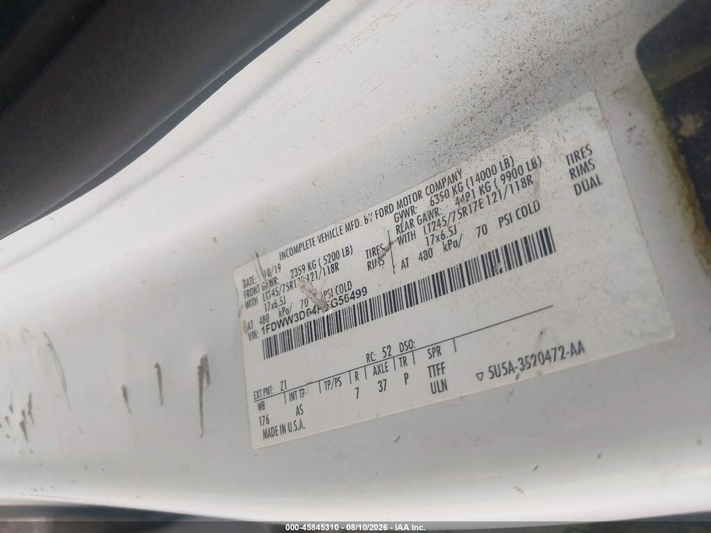 1FDWW3D64KEG56499 2019 FORD F-350 CREW CAB photo no. 9