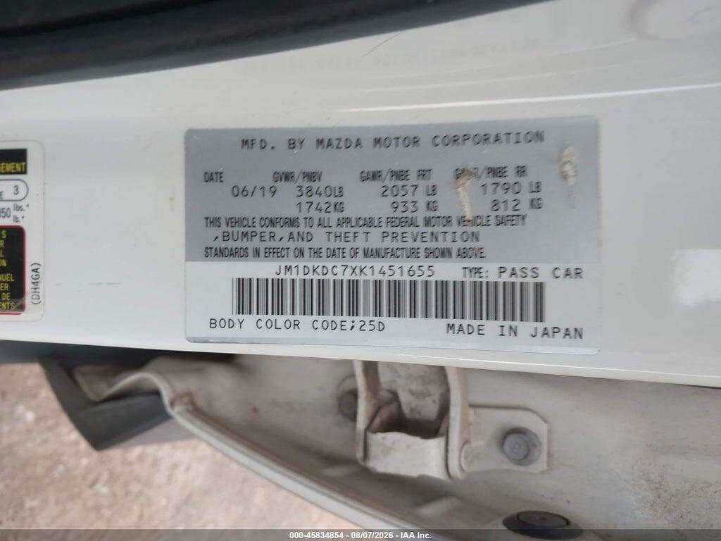 JM1DKDC7XK1451655 2019 MAZDA CX-3 photo no. 9