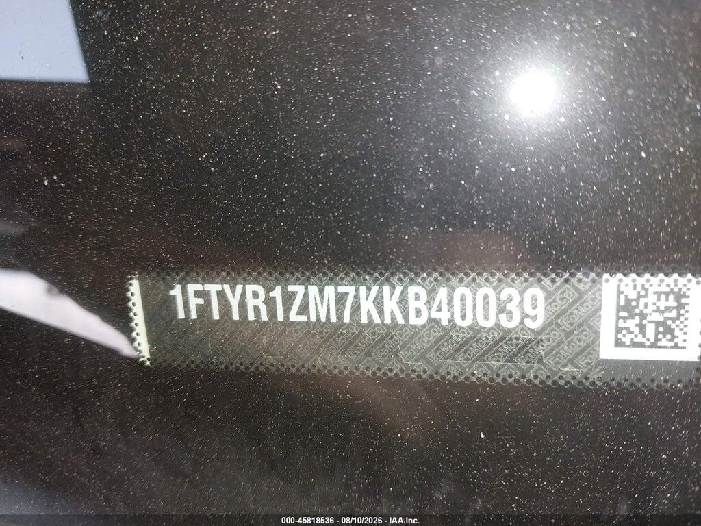 1FTYR1ZM7KKB40039 2019 FORD TRANSIT-250 photo no. 9