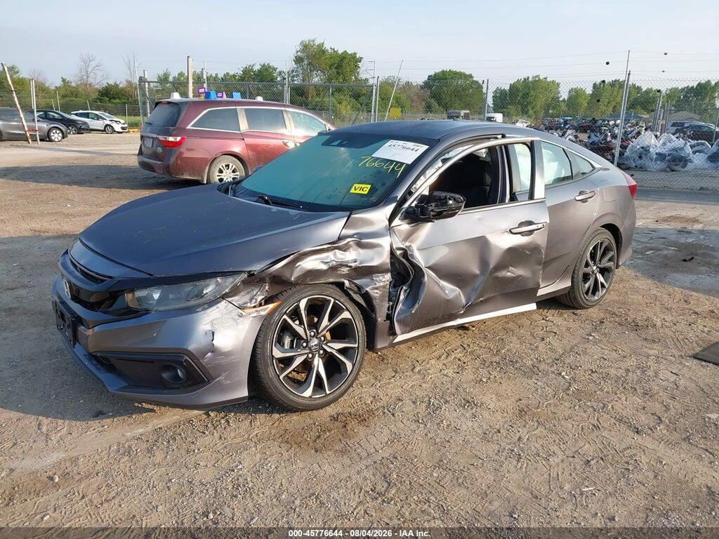 2HGFC2F84KH547184 2019 HONDA CIVIC photo no. 2