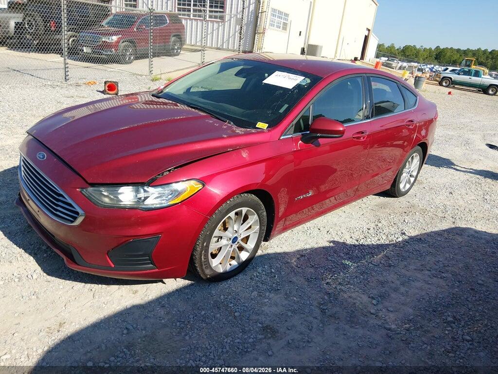 3FA6P0LU9KR256571 2019 FORD FUSION HYBRID photo no. 2