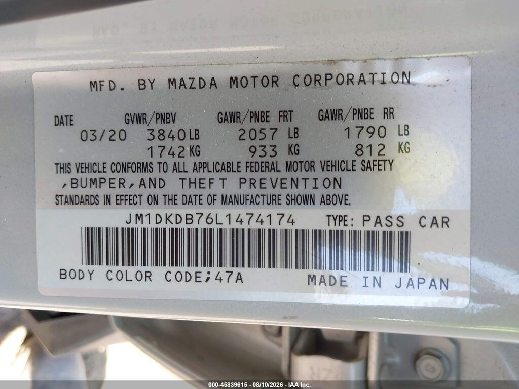 JM1DKDB76L1474174 2020 MAZDA CX-3 photo no. 9
