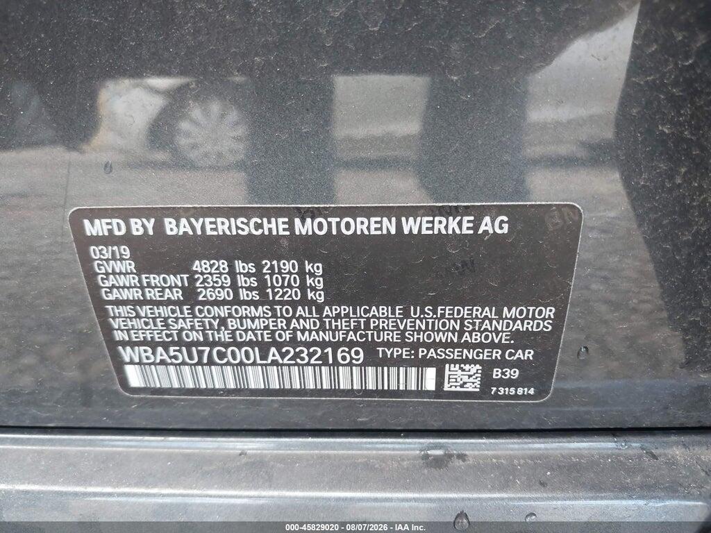 WBA5U7C00LA232169 2020 BMW M340I photo no. 9