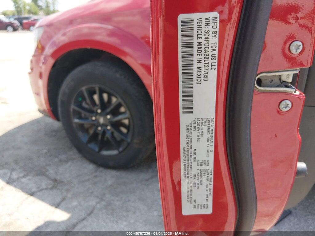 3C4PDCAB0LT277050 2020 DODGE JOURNEY photo no. 9