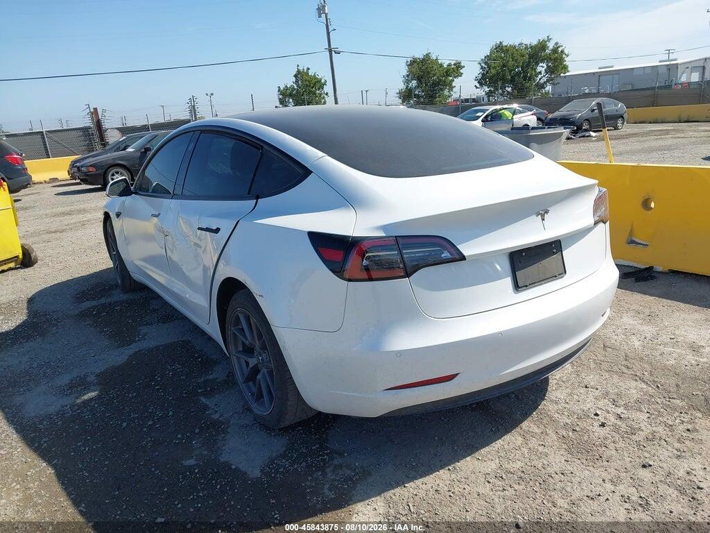 5YJ3E1EA6MF873863 2021 TESLA MODEL 3 photo no. 3