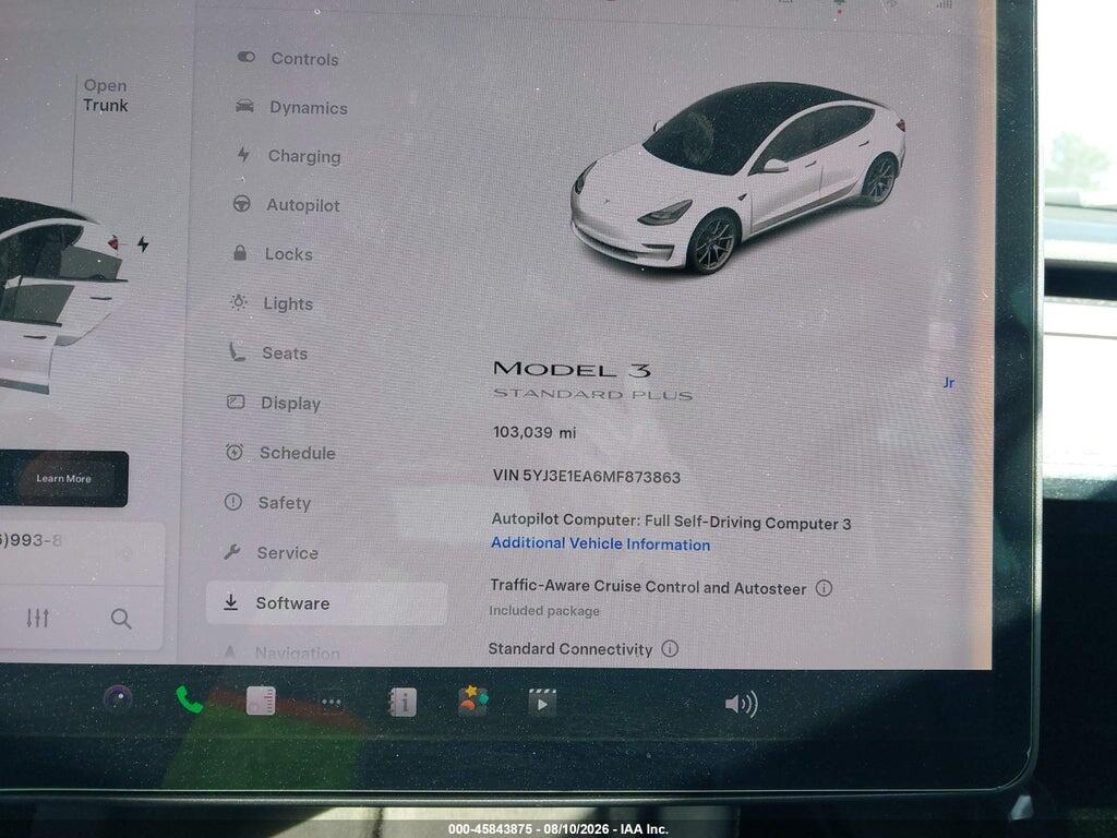 5YJ3E1EA6MF873863 2021 TESLA MODEL 3 photo no. 7