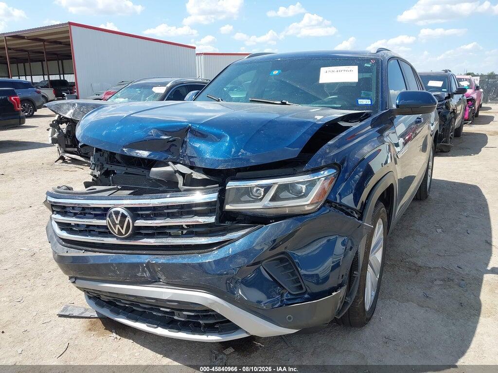 1V2JE2CA4MC229029 2021 VOLKSWAGEN ATLAS CROSS SPORT photo no. 2