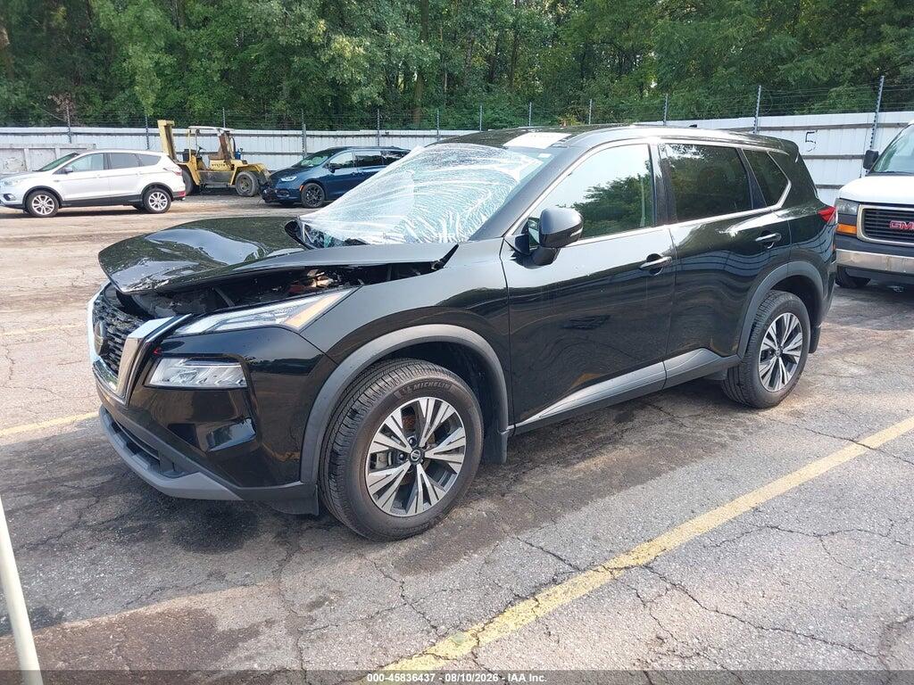 5N1AT3BB4MC676155 2021 NISSAN ROGUE photo no. 2