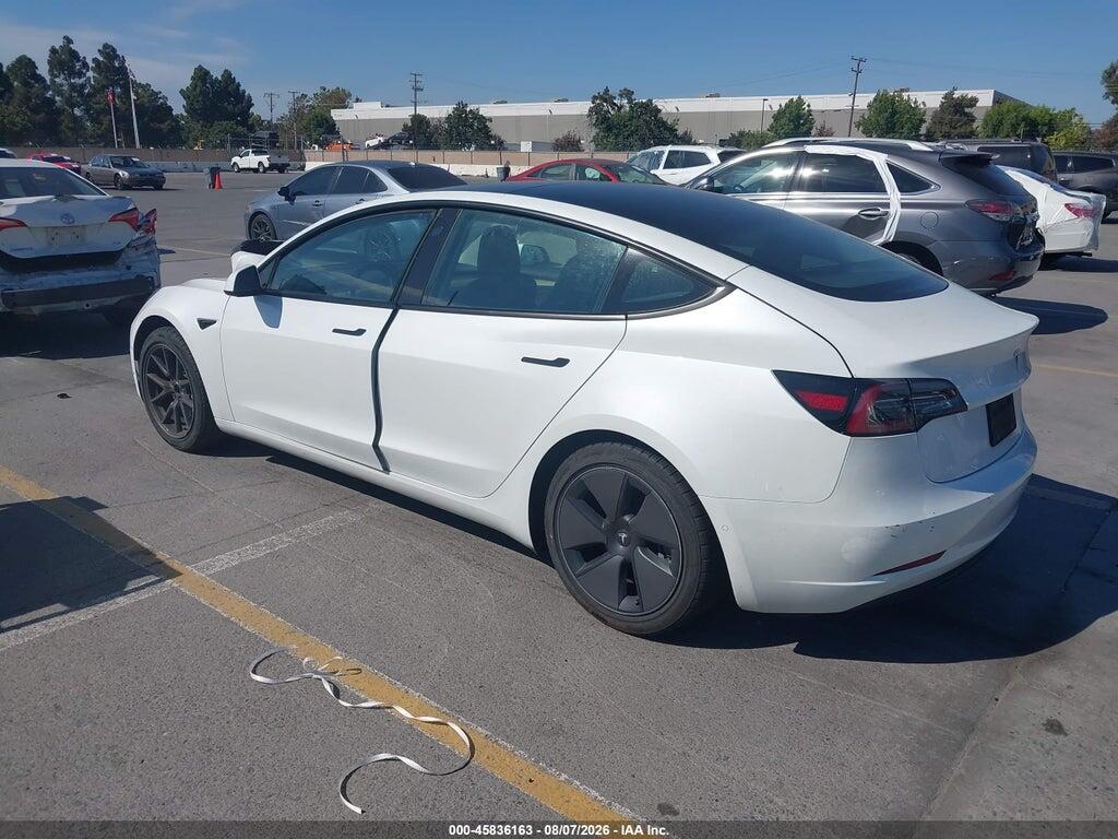 5YJ3E1EA4MF002136 2021 TESLA MODEL 3 photo no. 3