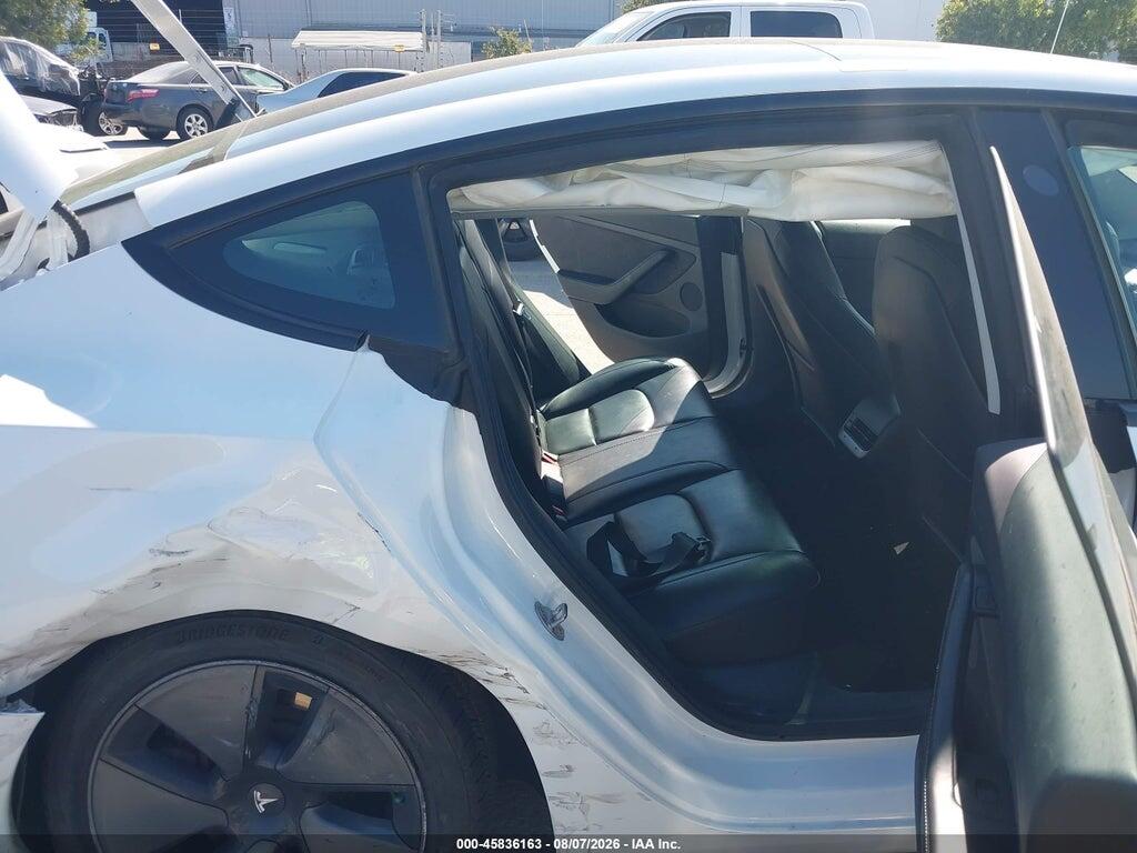 5YJ3E1EA4MF002136 2021 TESLA MODEL 3 photo no. 8