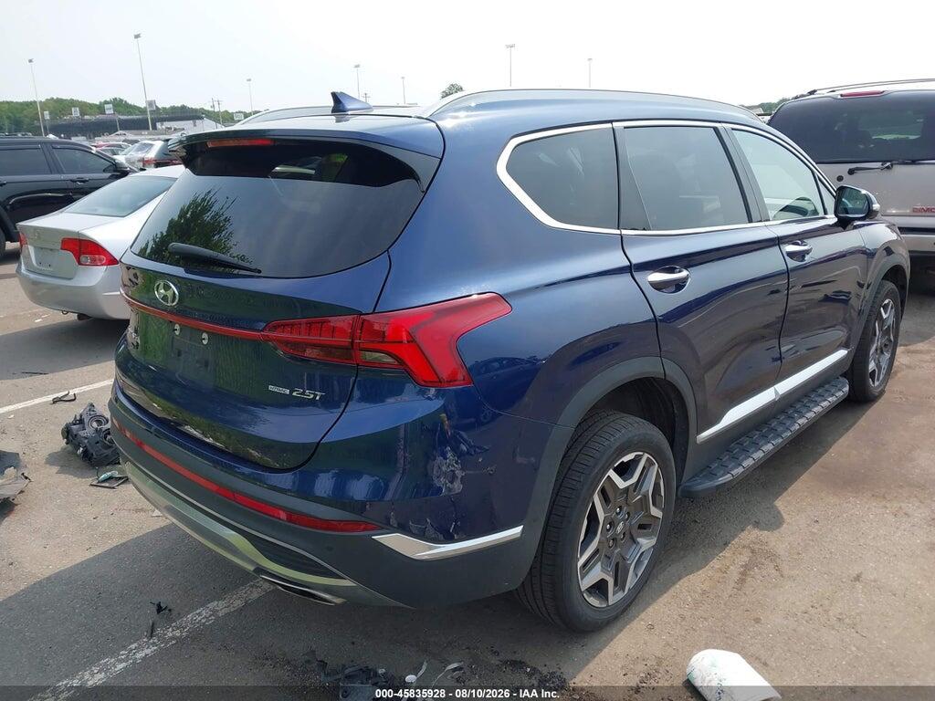 5NMS4DAL1MH334962 2021 HYUNDAI SANTA FE photo no. 4
