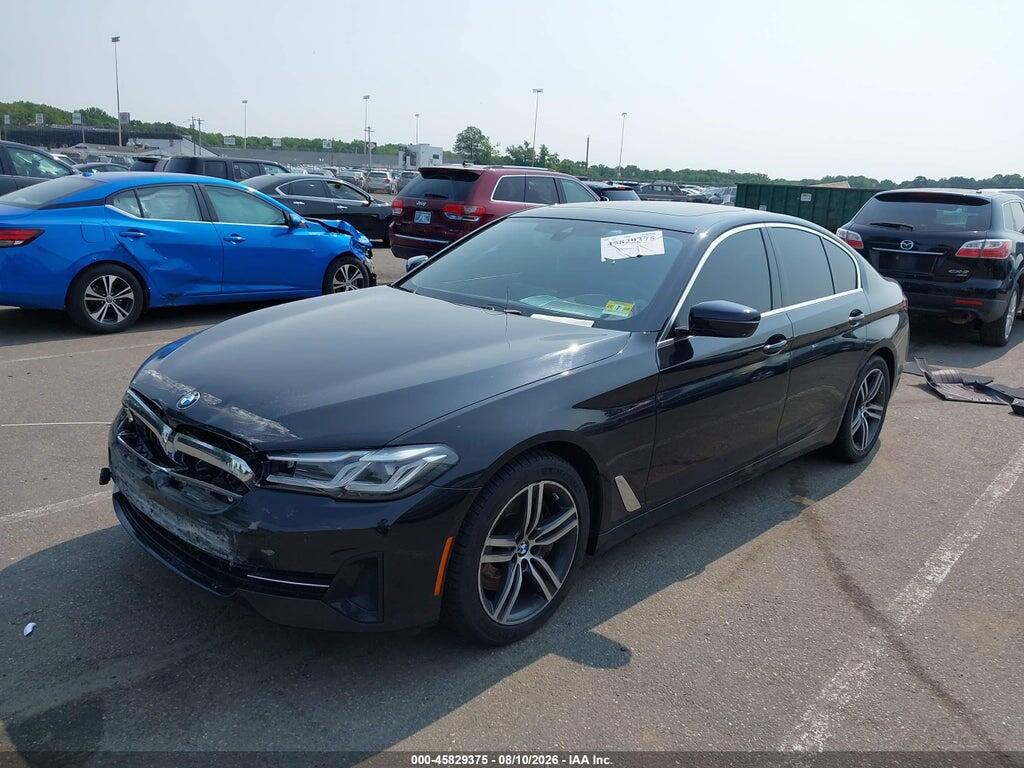 WBA73BJ02MWX26653 2021 BMW 5 SERIES photo no. 2