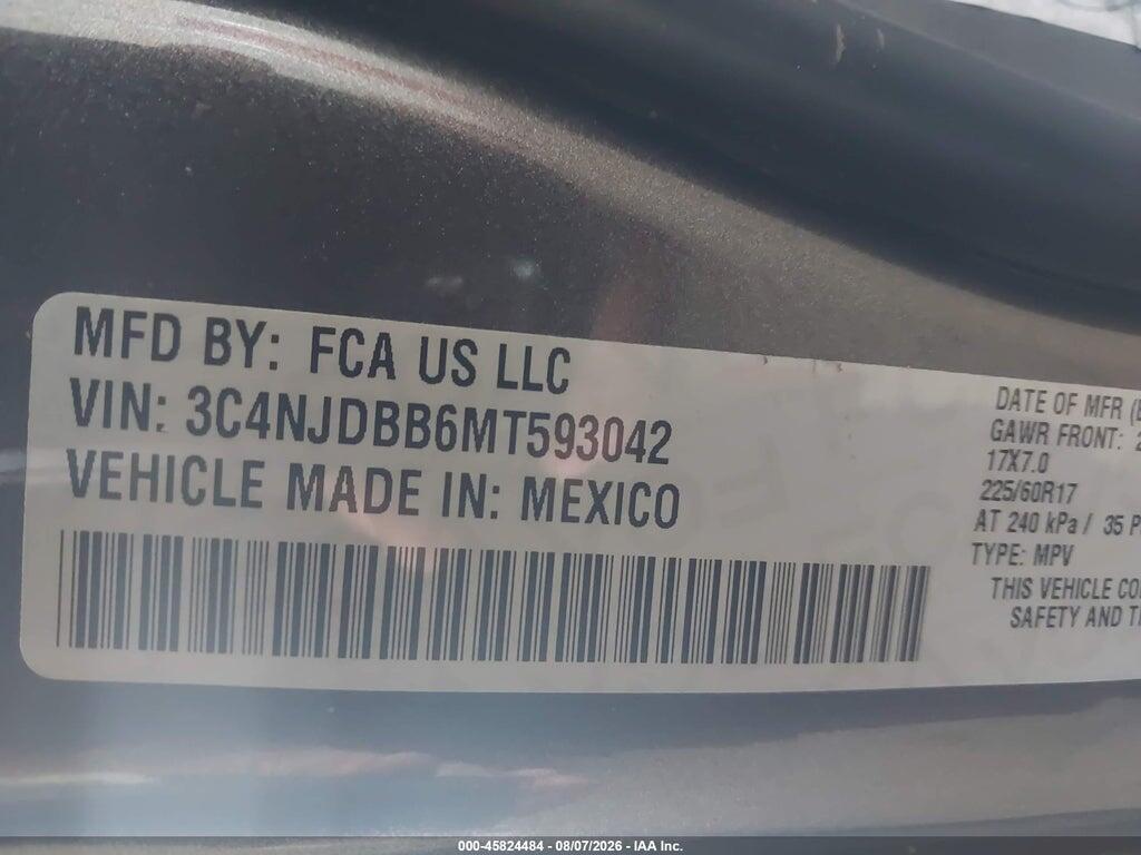 3C4NJDBB6MT593042 2021 JEEP COMPASS photo no. 9