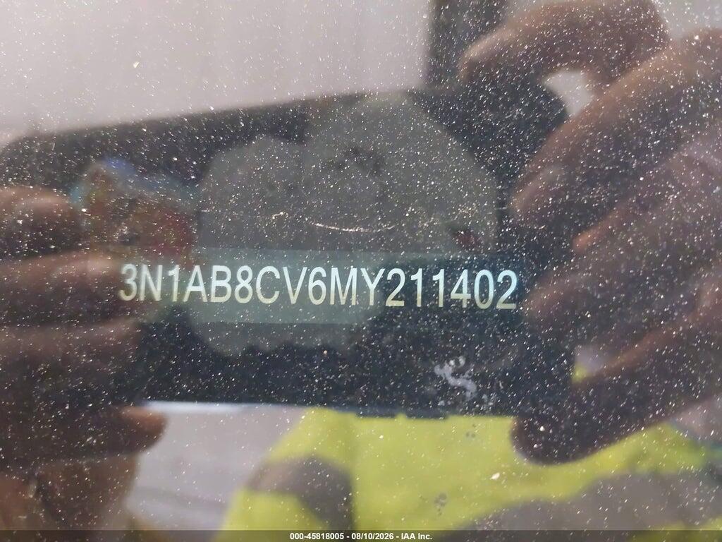 3N1AB8CV6MY211402 2021 NISSAN SENTRA photo no. 9