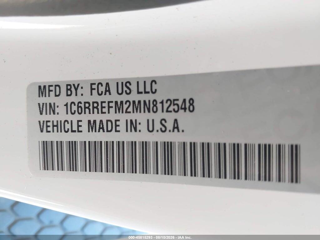 1C6RREFM2MN812548 2021 RAM 1500 photo no. 9