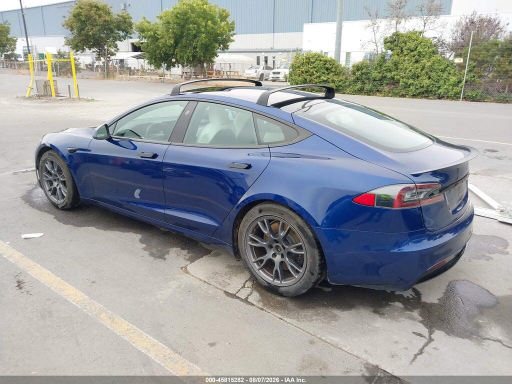 5YJSA1E54MF428368 2021 TESLA MODEL S photo no. 3