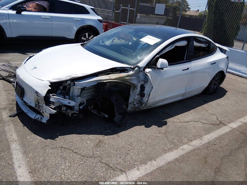 5YJ3E1EA5MF027031 2021 TESLA MODEL 3 photo no. 2