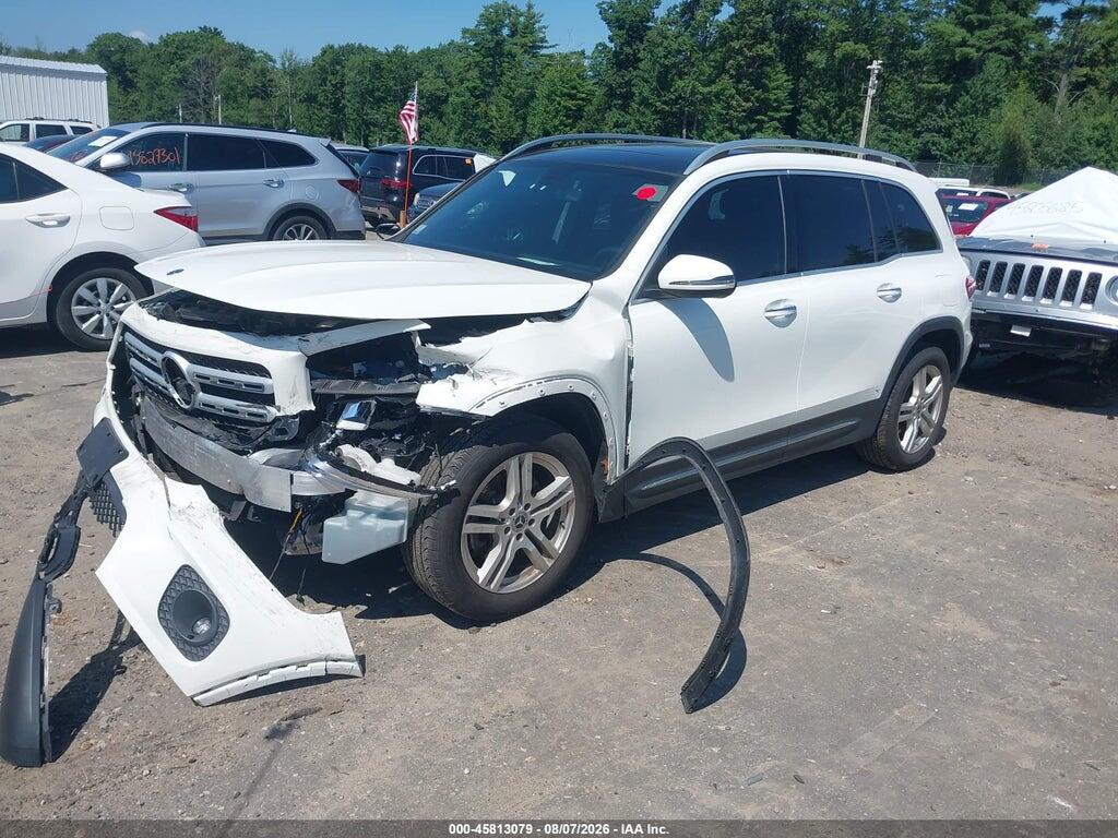W1N4M4HB3MW093367 2021 MERCEDES-BENZ GLB 250 photo no. 2