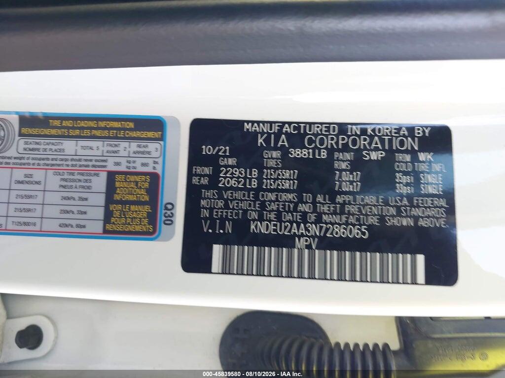 KNDEU2AA3N7286065 2022 KIA SELTOS photo no. 9