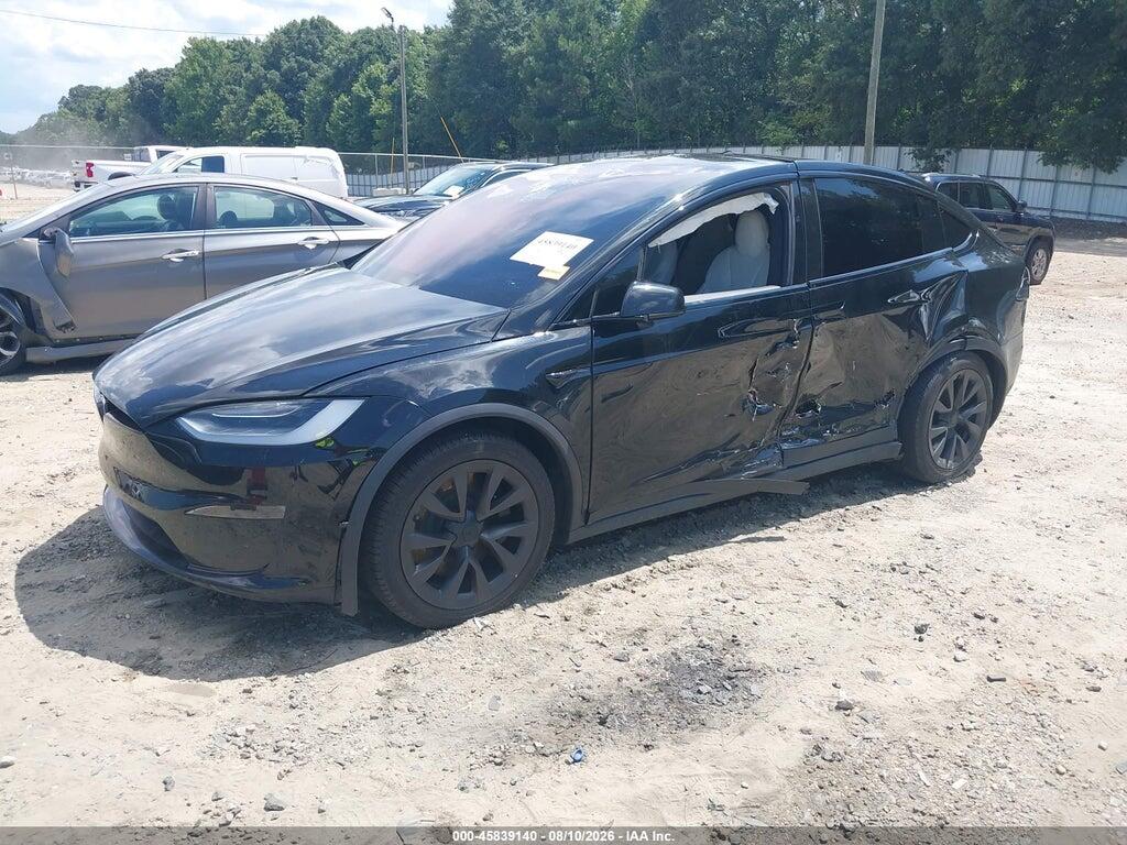 7SAXCBE62NF335335 2022 TESLA MODEL X photo no. 2