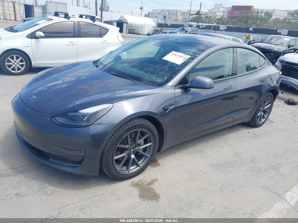 5YJ3E1EB3NF277815 2022 TESLA MODEL 3 photo no. 2