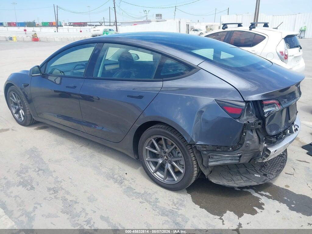 5YJ3E1EB3NF277815 2022 TESLA MODEL 3 photo no. 3