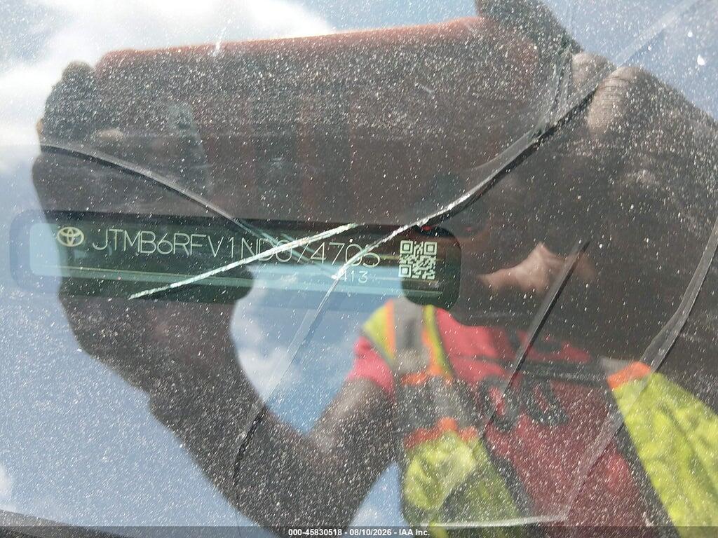 JTMB6RFV1ND074705 2022 TOYOTA RAV4 HYBRID photo no. 9