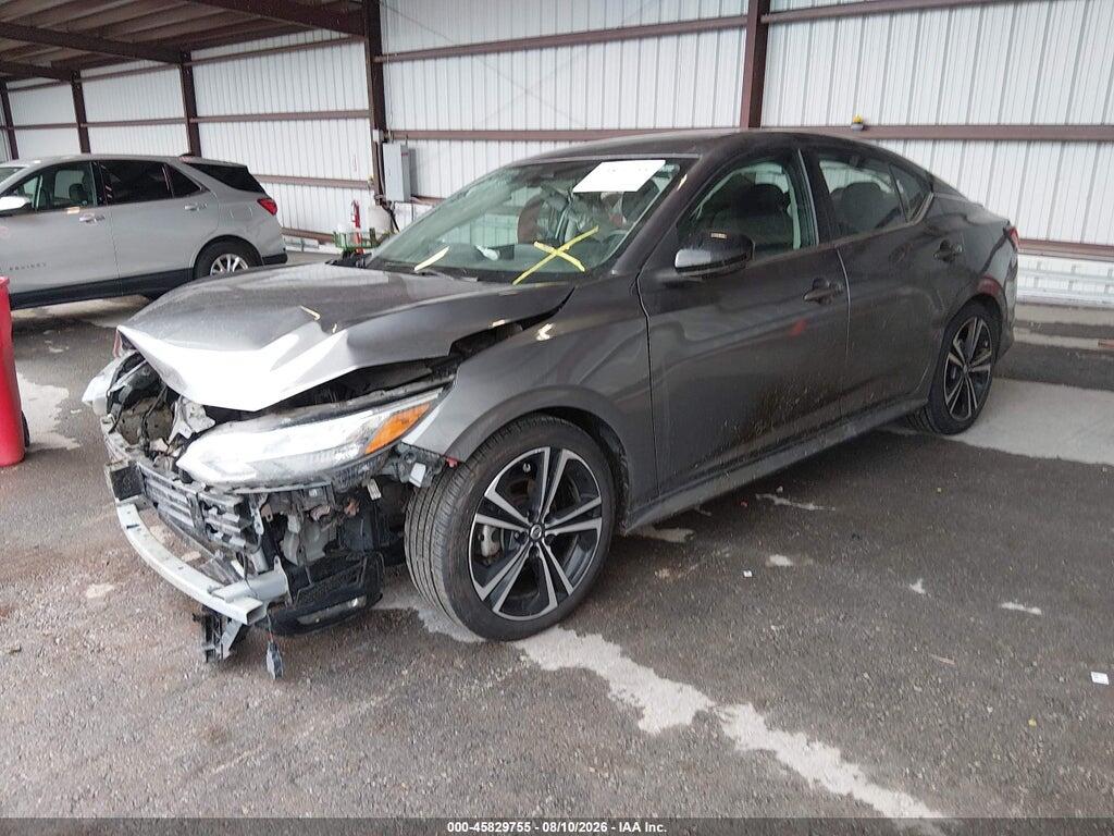 3N1AB8DV7NY267316 2022 NISSAN SENTRA photo no. 2