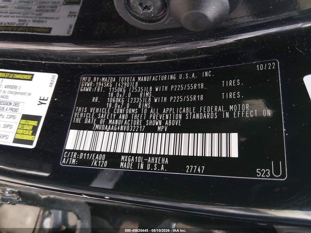 7MUDAAAG4NV032217 2022 TOYOTA COROLLA CROSS photo no. 9