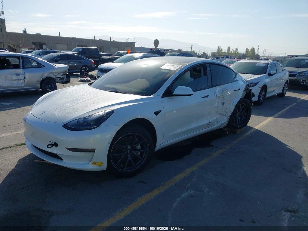 5YJ3E1EAXNF147974 2022 TESLA MODEL 3 photo no. 2