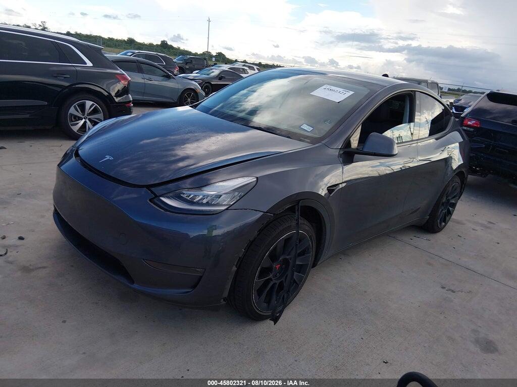 7SAYGDEE2NA006269 2022 TESLA MODEL Y photo no. 2