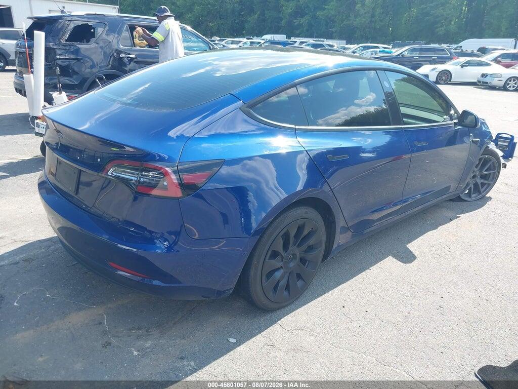 5YJ3E1EA2NF185229 2022 TESLA MODEL 3 photo no. 4