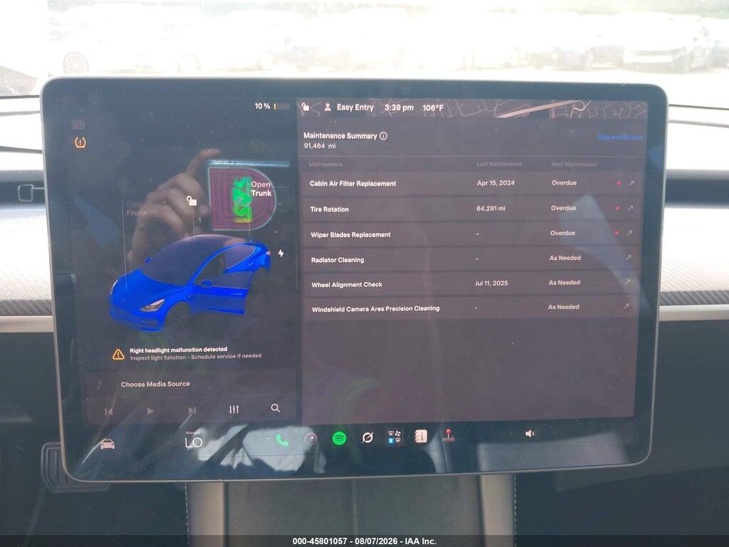 5YJ3E1EA2NF185229 2022 TESLA MODEL 3 photo no. 7