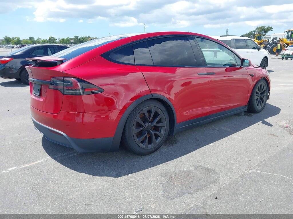 7SAXCAE5XNF345144 2022 TESLA MODEL X photo no. 4