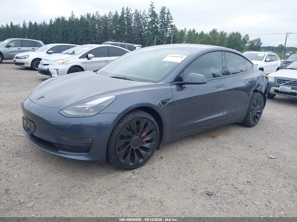 5YJ3E1EC3PF476763 2023 TESLA MODEL 3 photo no. 2