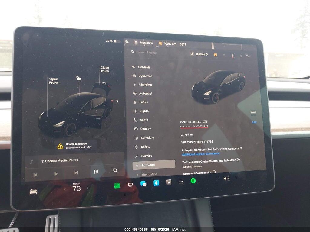 5YJ3E1EC3PF476763 2023 TESLA MODEL 3 photo no. 7