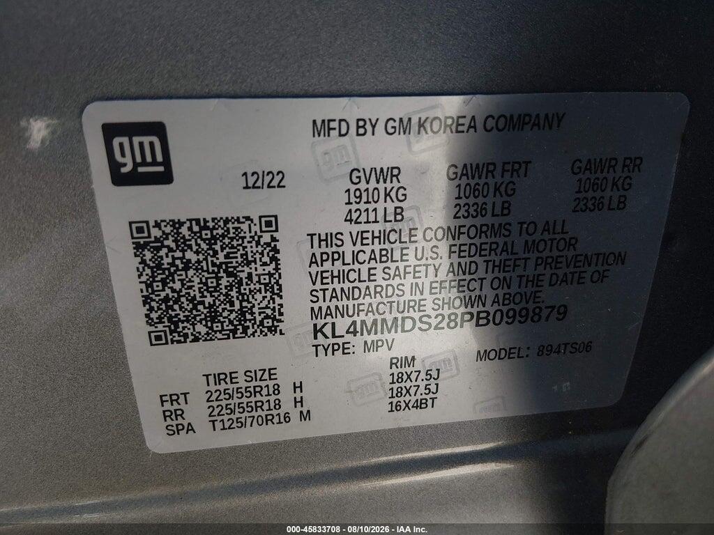 KL4MMDS28PB099879 2023 BUICK ENCORE GX photo no. 9
