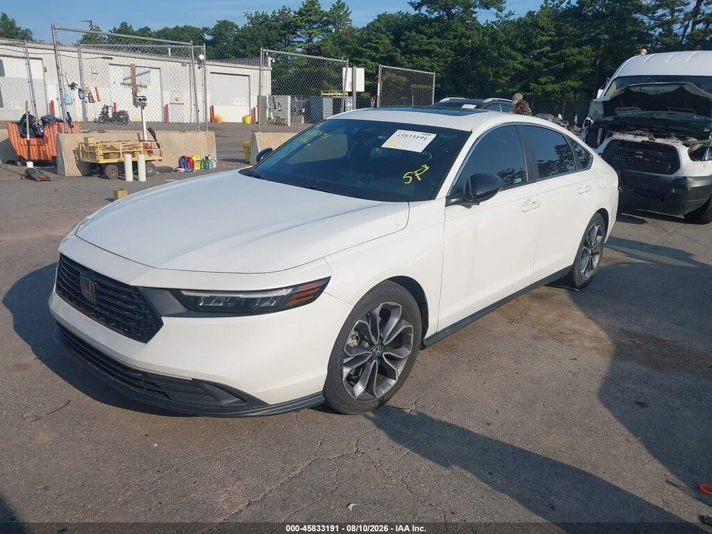 1HGCY2F57PA046824 2023 HONDA ACCORD HYBRID photo no. 2