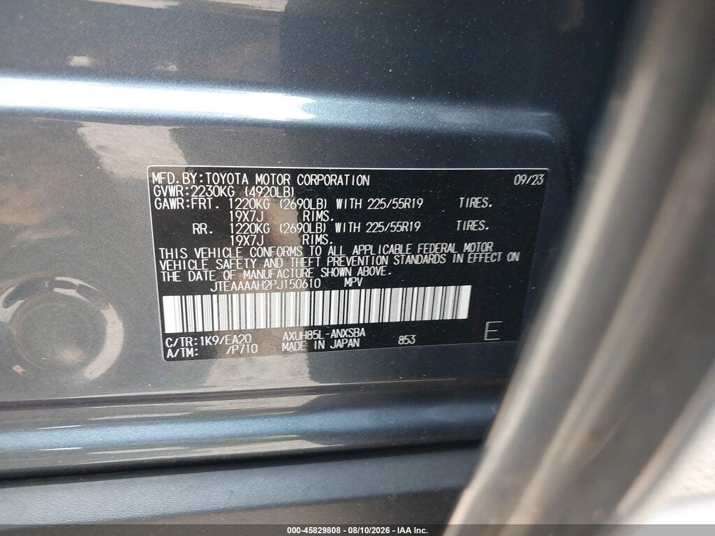 JTEAAAAH2PJ150610 2023 TOYOTA VENZA photo no. 9