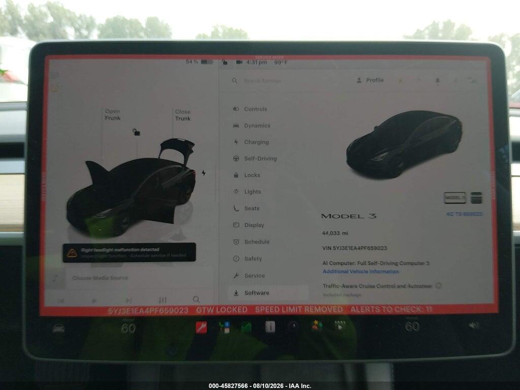 5YJ3E1EA4PF659023 2023 TESLA MODEL 3 photo no. 7